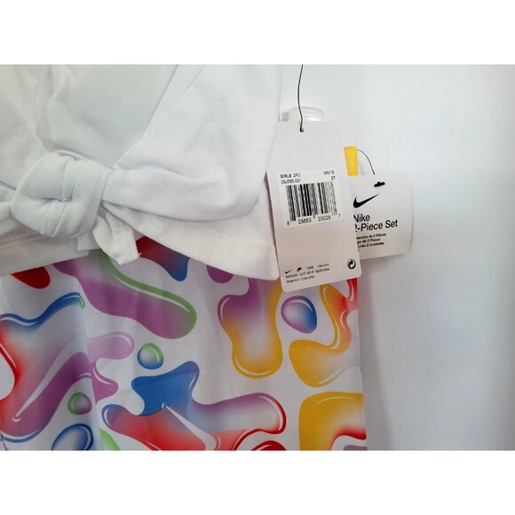 Nike Logo Tank Top and Printed Scooter Skirt Set (Toddler) - Picture 5 of 7